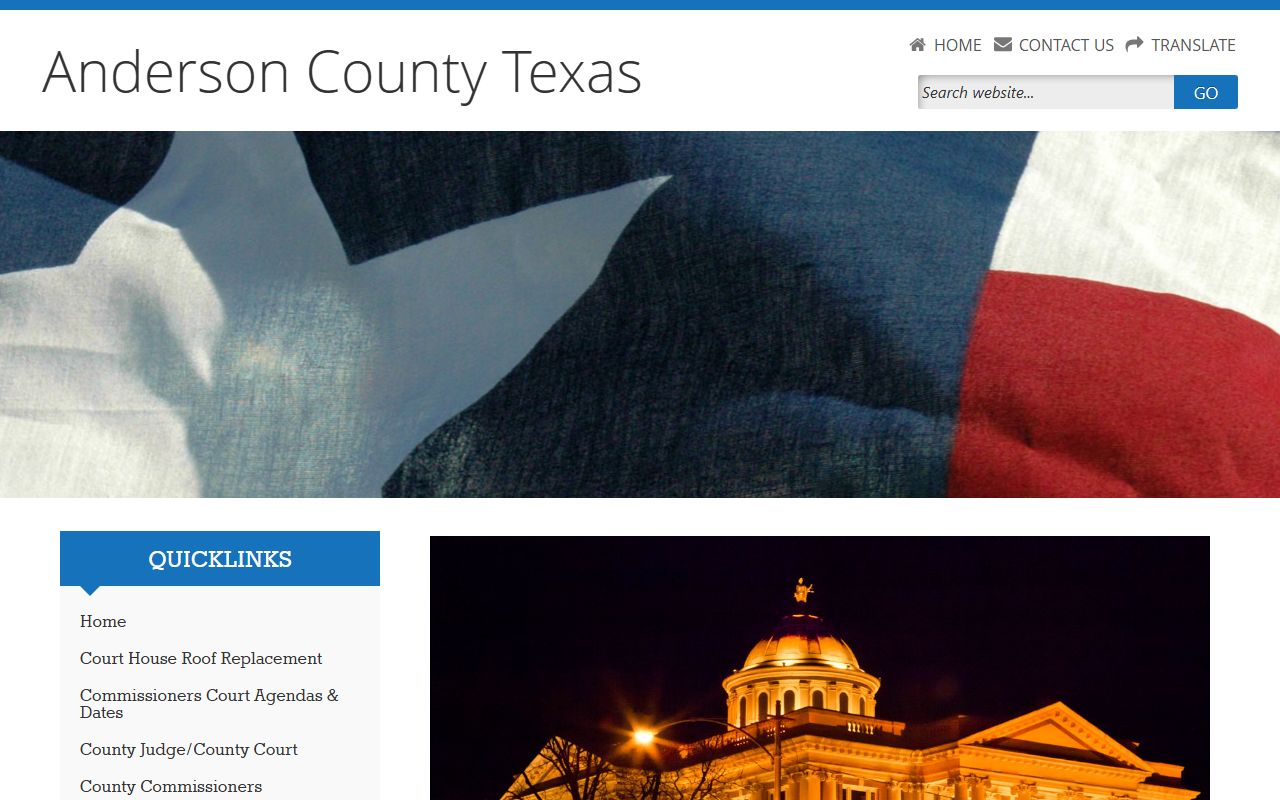 Anderson County Clerk probate court records portal