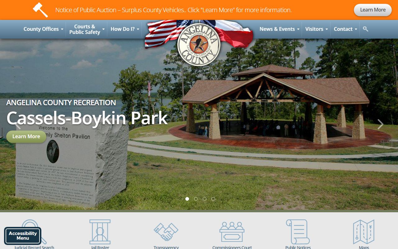 Angelina County Clerk probate court records website