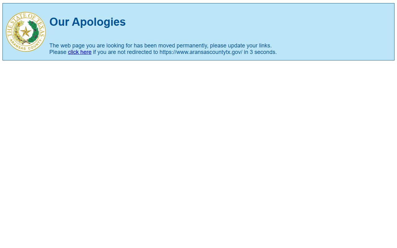 Aransas County Clerk probate court records