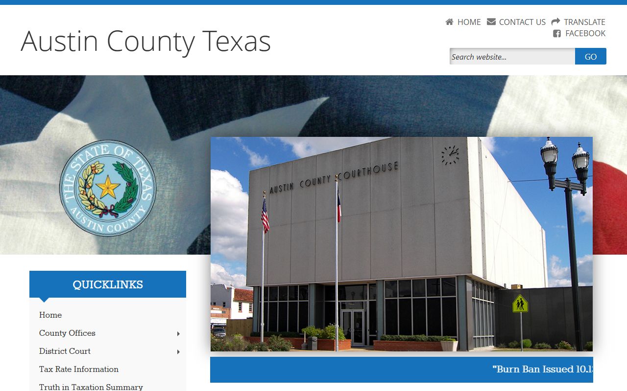 Austin County Clerk probate court records