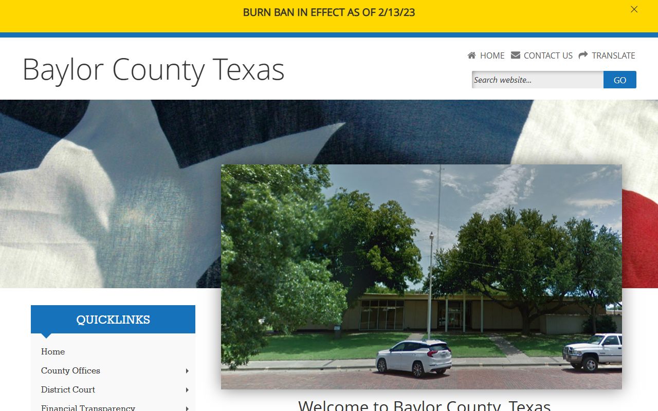 Baylor County Clerk probate court records