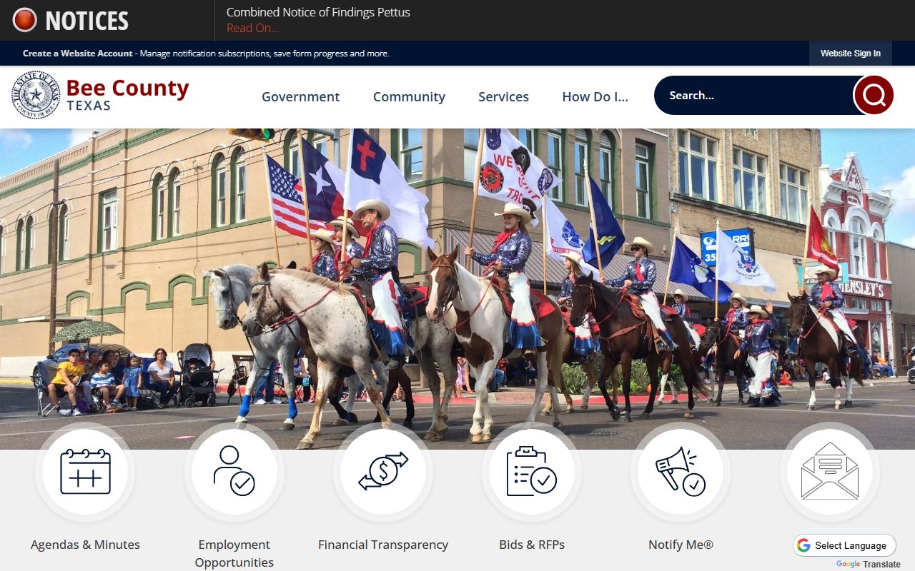 Bee County Clerk probate court records