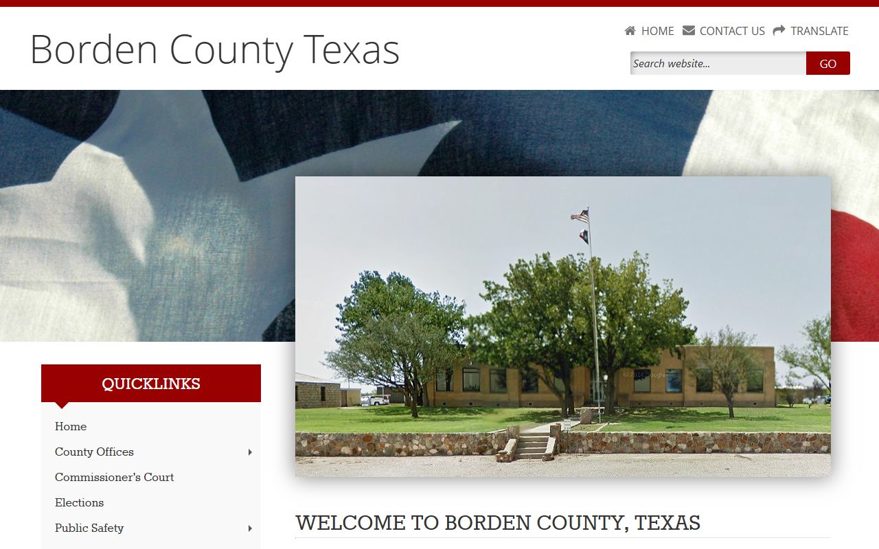 Borden County Clerk probate court records