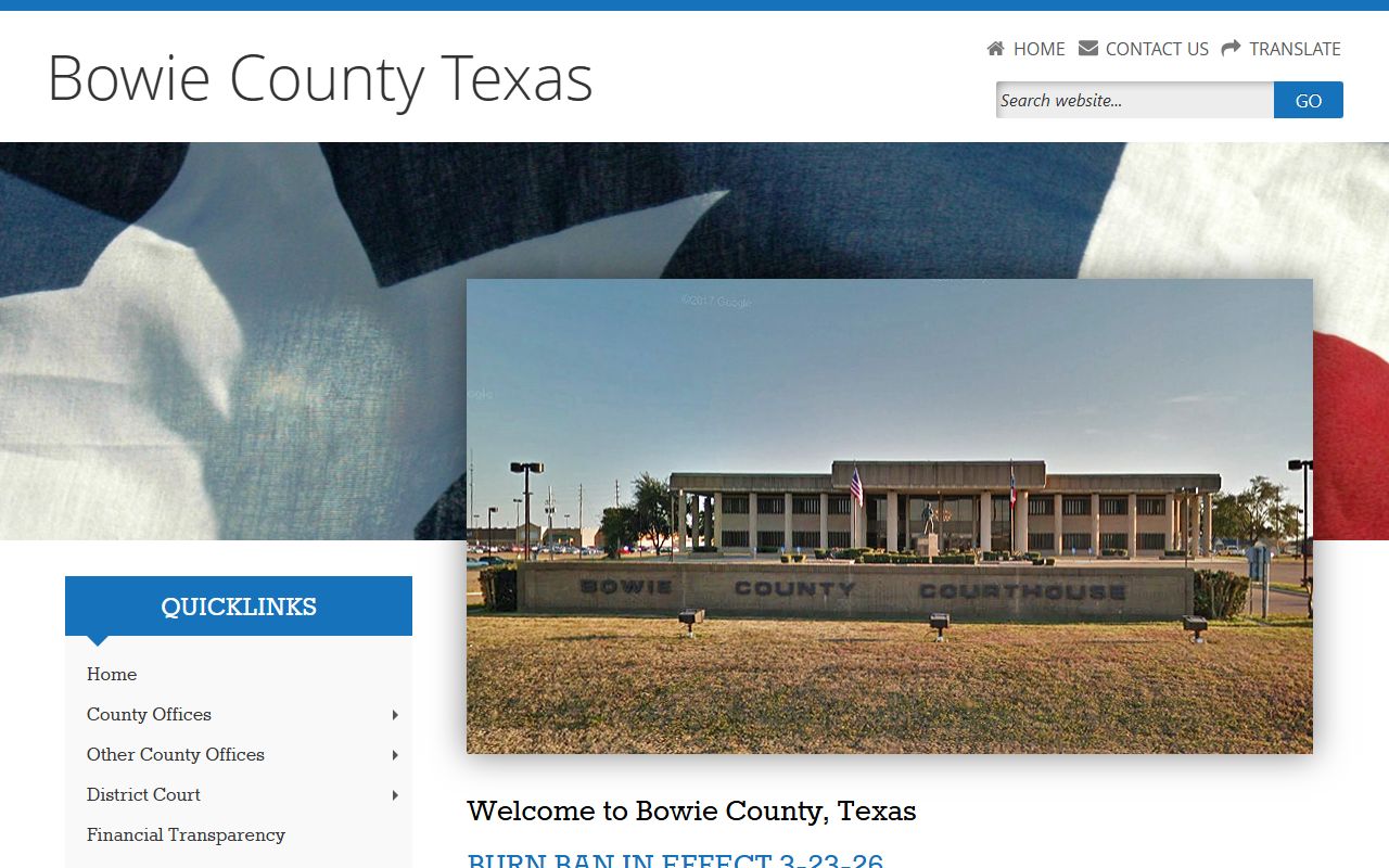 Bowie County Clerk probate court records