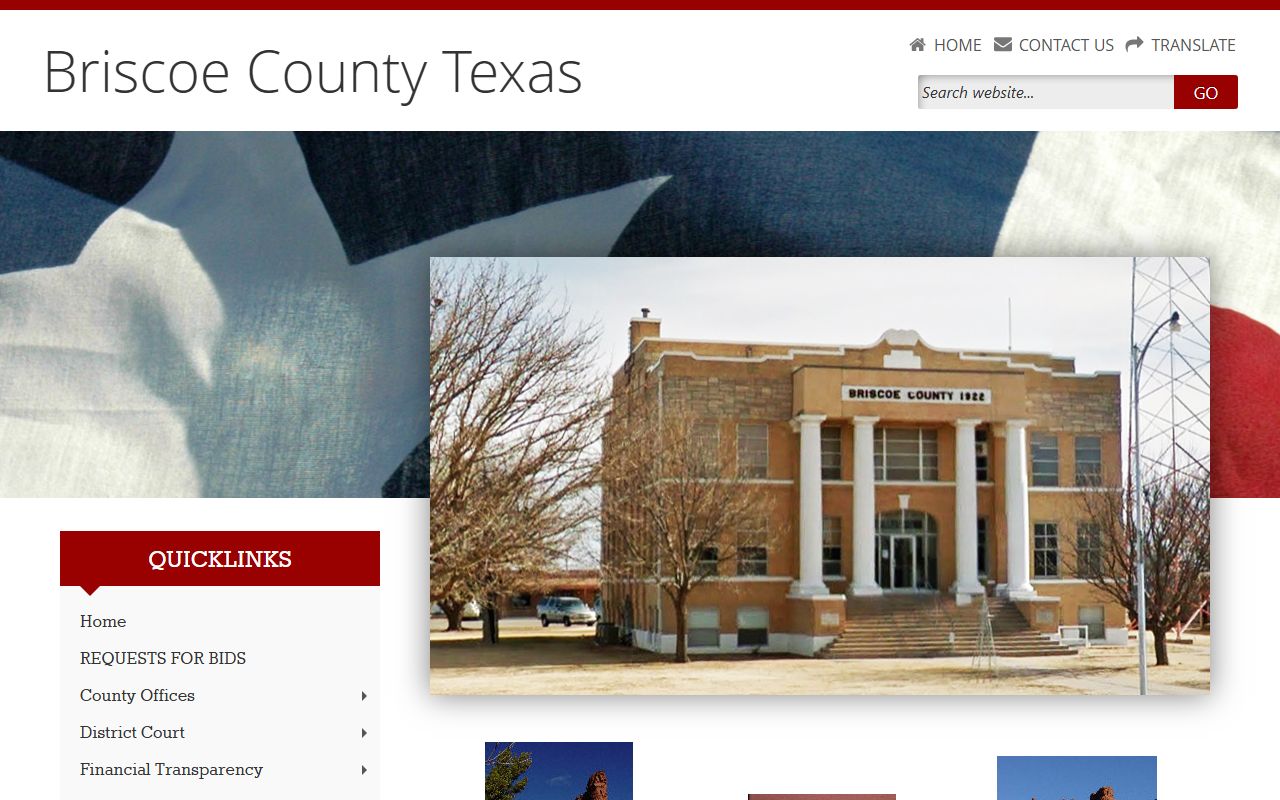 Briscoe County Clerk probate court records