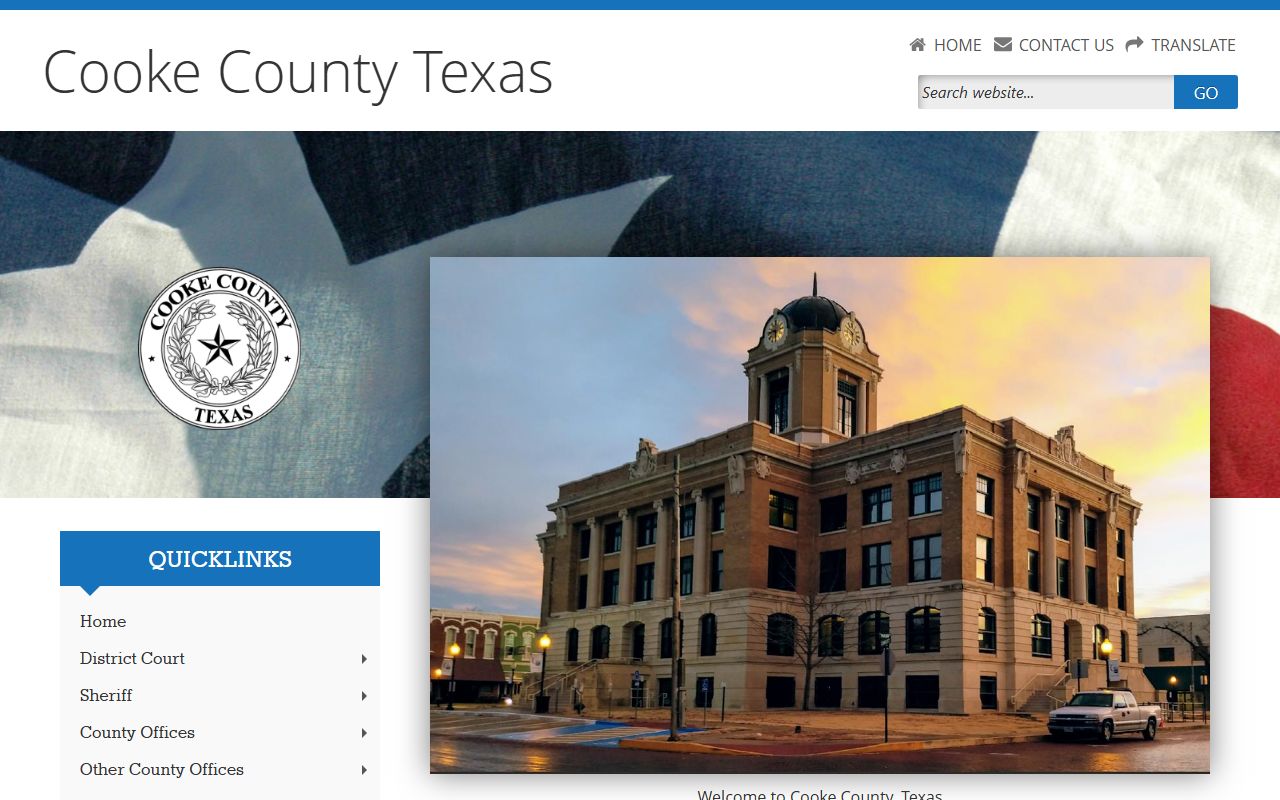 Cooke County Clerk probate court records
