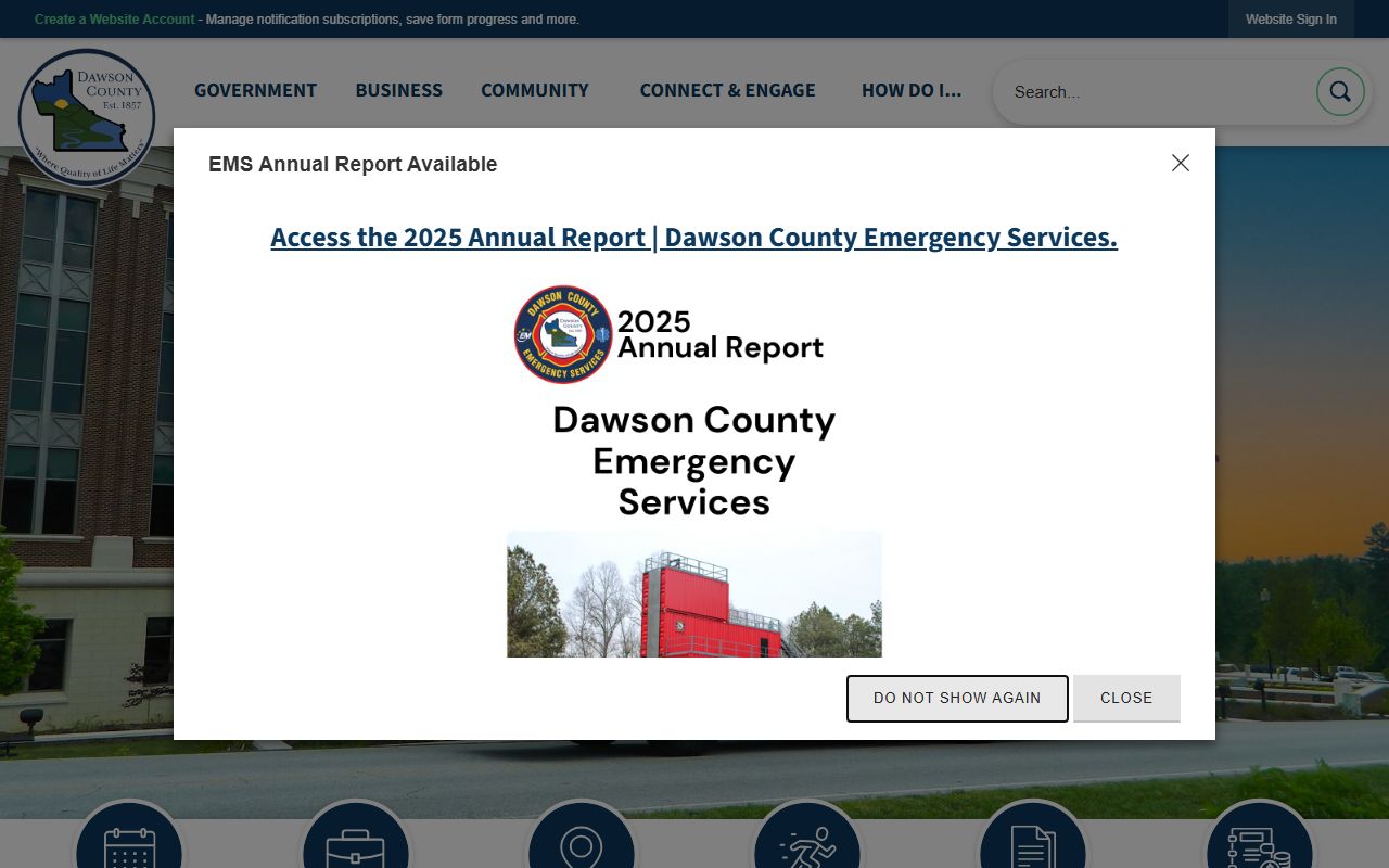 Dawson County Clerk probate court records