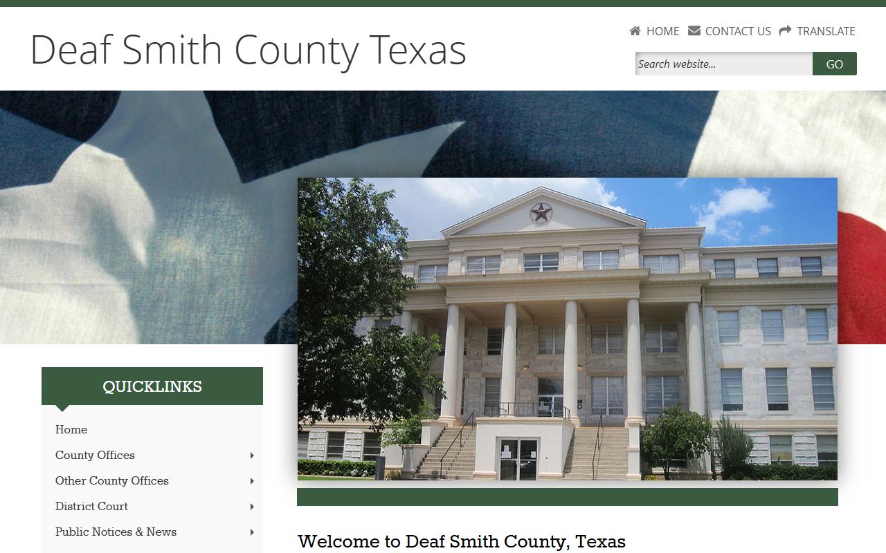 Deaf Smith County Clerk probate court records