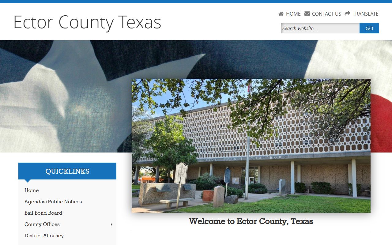 Ector County Clerk probate court records