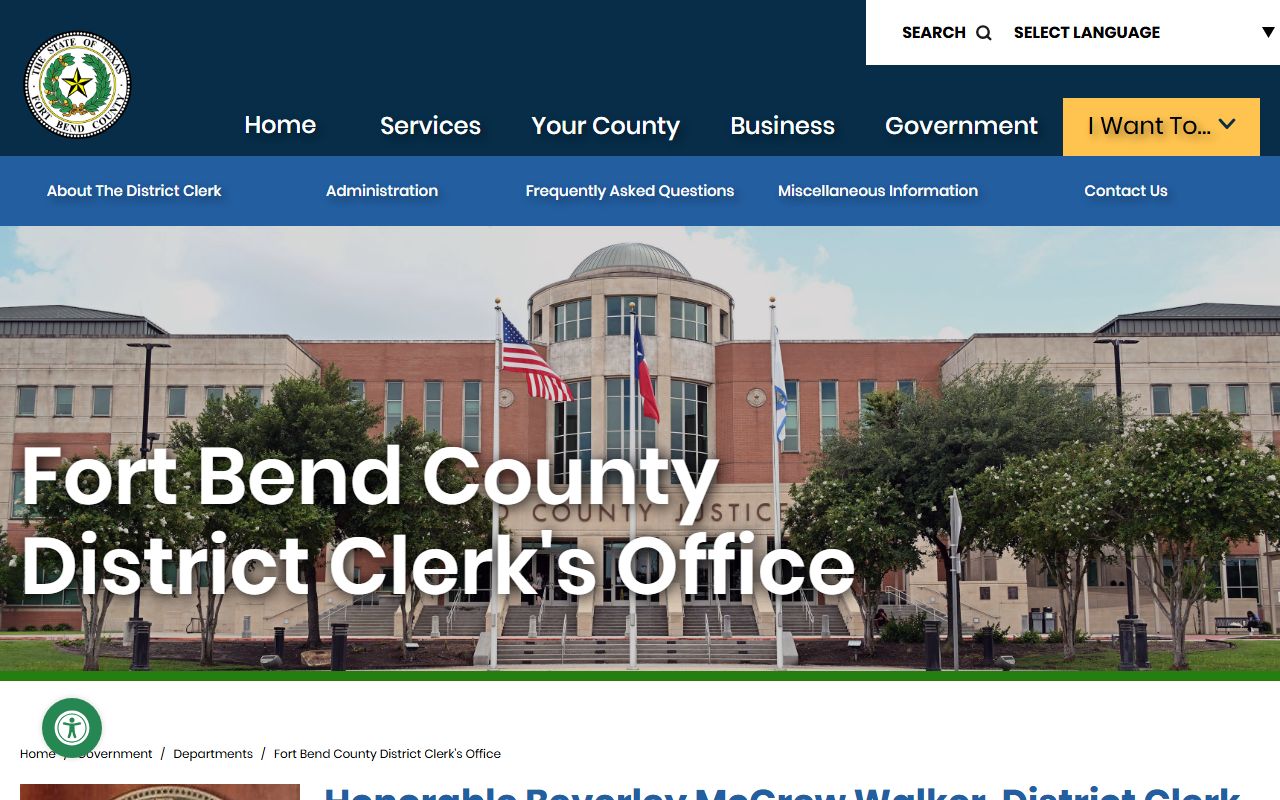 Fort Bend County Clerk office probate records