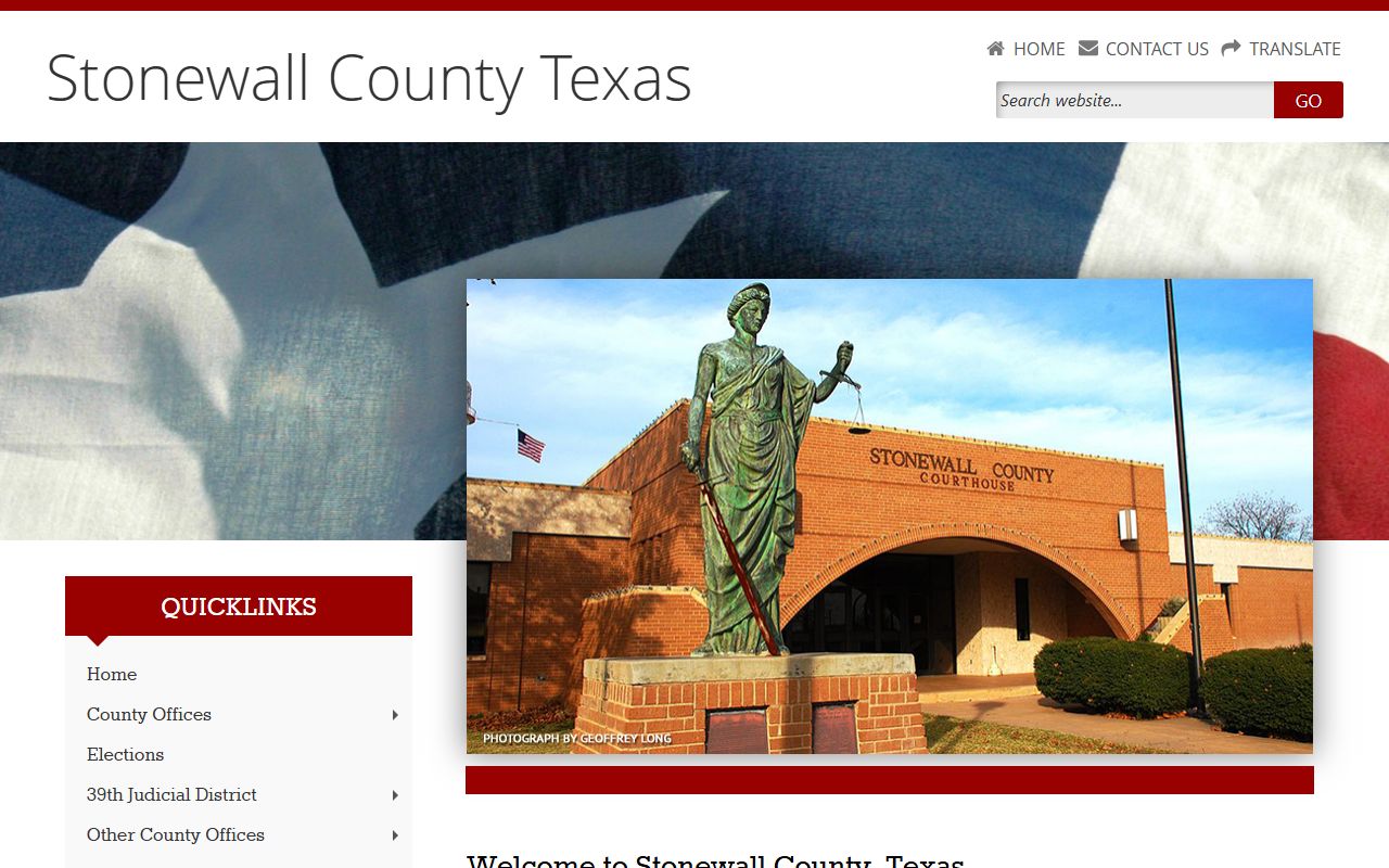 Stonewall County probate court records