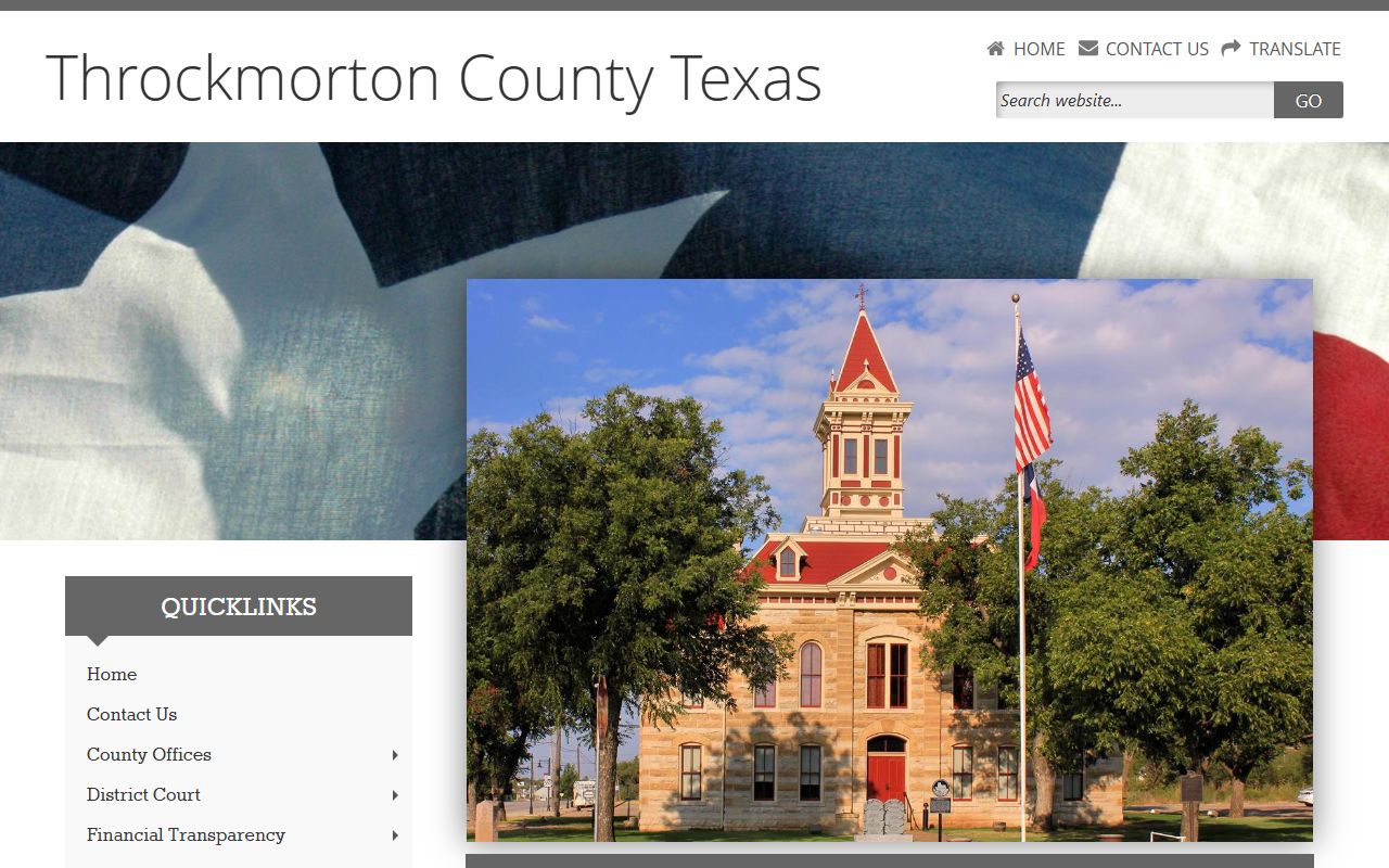 Throckmorton County probate court records - Throckmorton County Clerk